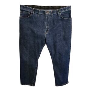 Wrangler Performance Series Mens Jeans 44x29 Blue Comfort Flex Straight Leg